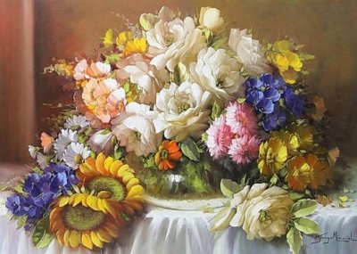 Jorge Maciel и его цветочные натюрморты