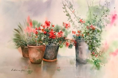 Мортеза Эштиаж и его акварели