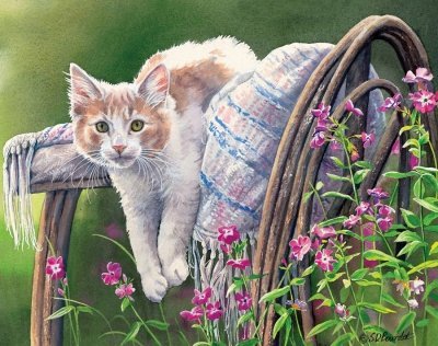 Кошки в работах художницы Сьюзен Бордет