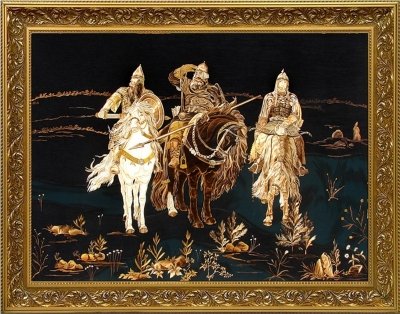 Валерий Козлов и его картины из соломы