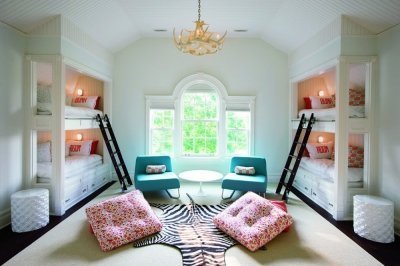 Спальня для трех и более  детей, идеи дизайна