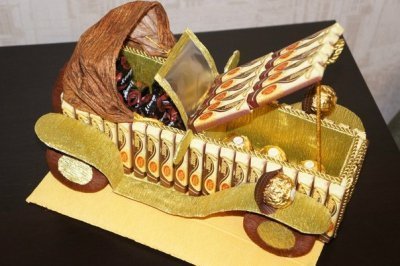 Удивительно-красивые композиции из конфет