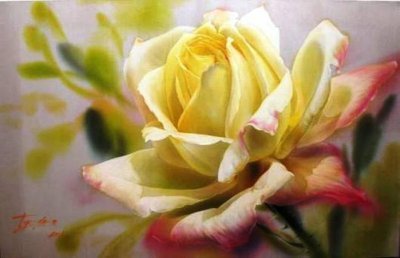 Елена Тенер и ее роспись по шелку