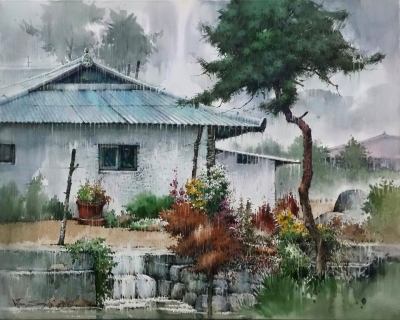 Чон Сон Ки и его картины