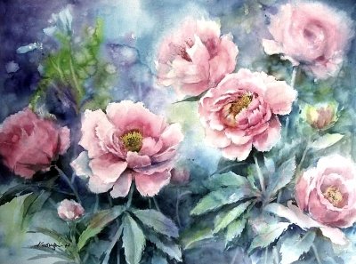 Прекрасные акварели Харуми Косуги