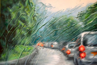 Фрэнсис  МакКрори. Живопись дождливого ветрового стекла