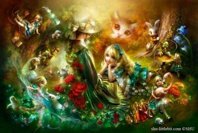 Шу Мизогучи (Shu Mizoguchi) и его иллюстрации «Алиса в стране чудес»