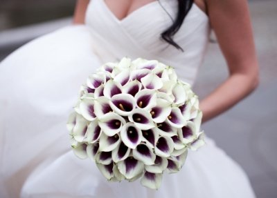 Каллы в букете невесты